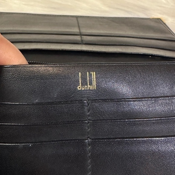 DUNHILL leather long wallet in black - Picture 14 of 17